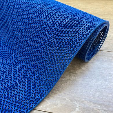 Противоскользящее покрытие-дорожка для бассейна, 4,5 мм, цвет синий ЗИГЗАГ
