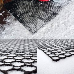 Гумовий комірчатий сота килимок 1000х1500х16мм, чорний ОРІНГ